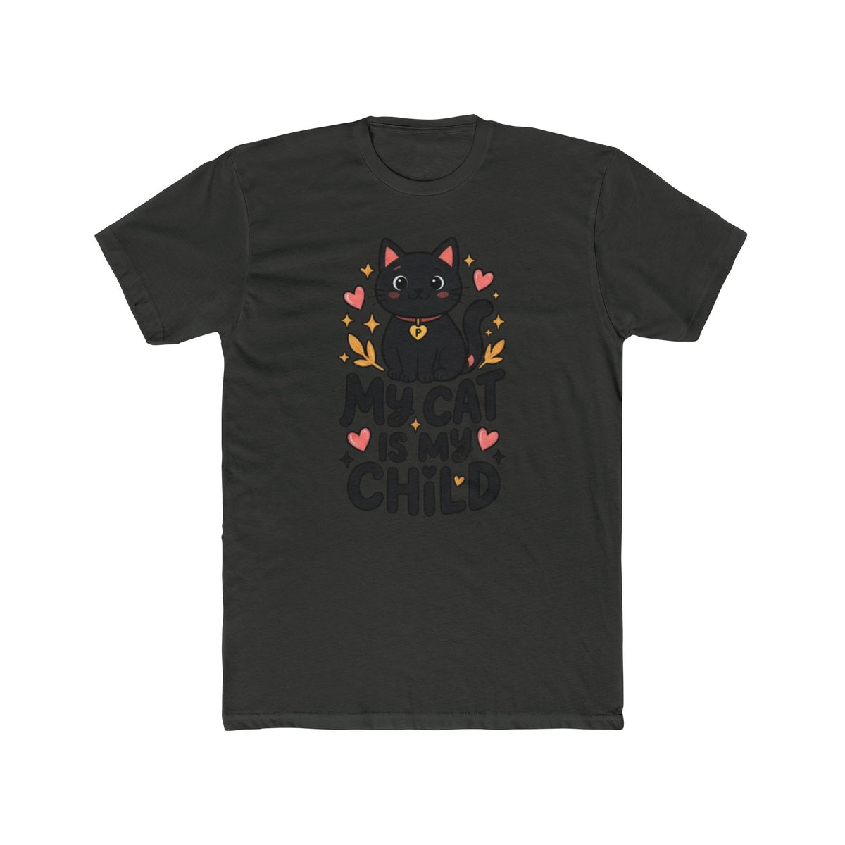 My Cat Is My Child Unisex Crew Tee | Lightweight Cat Lover Shirt
