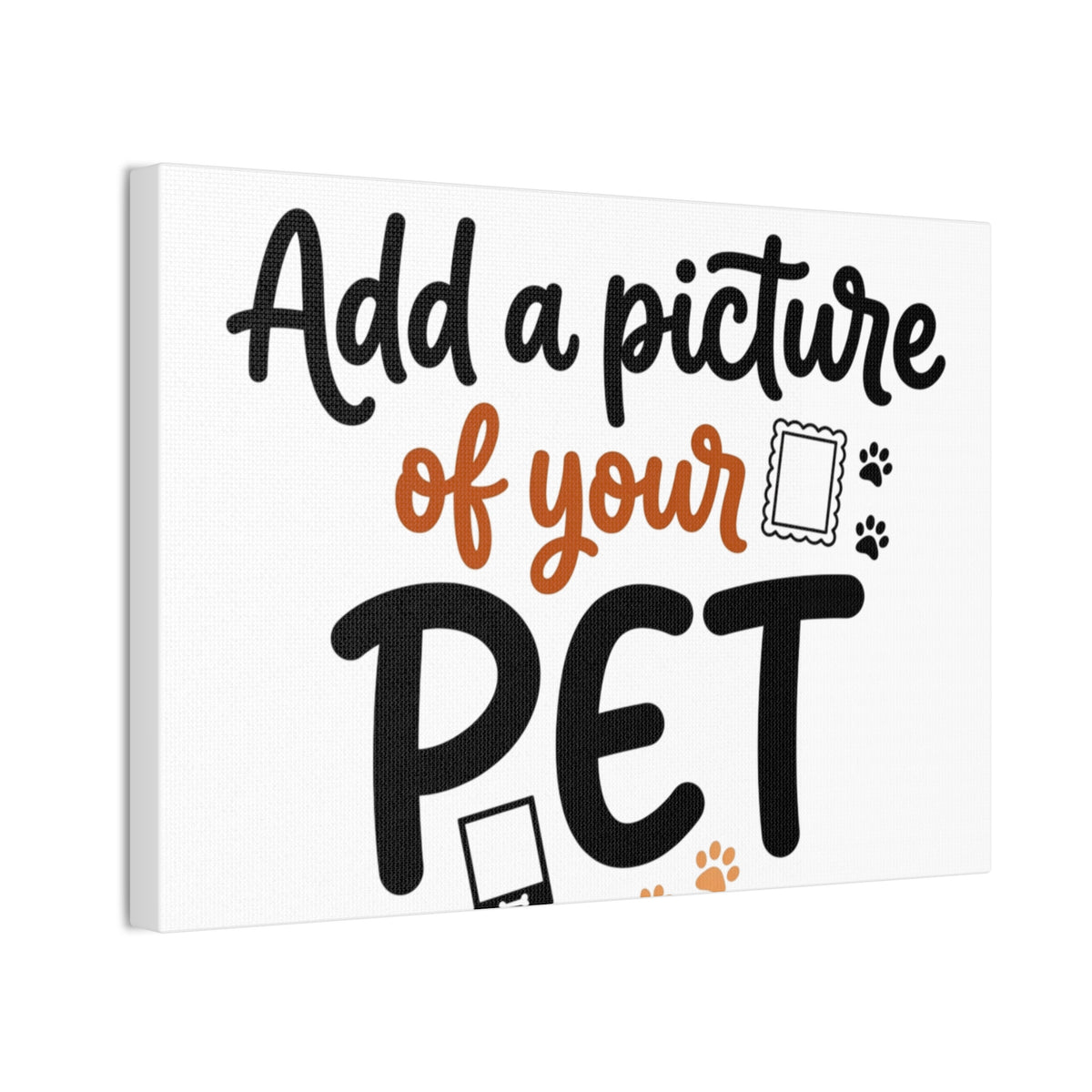 Custom Pet Canvas Wall Art | Personalized Stretched Canvas Print