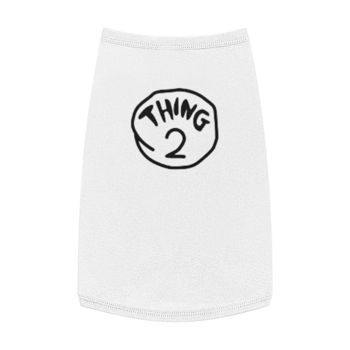 Thing 2 Pet Tank Top | Dog & Cat Shirt (Matching with Kids Tee found in children’s apparel)
