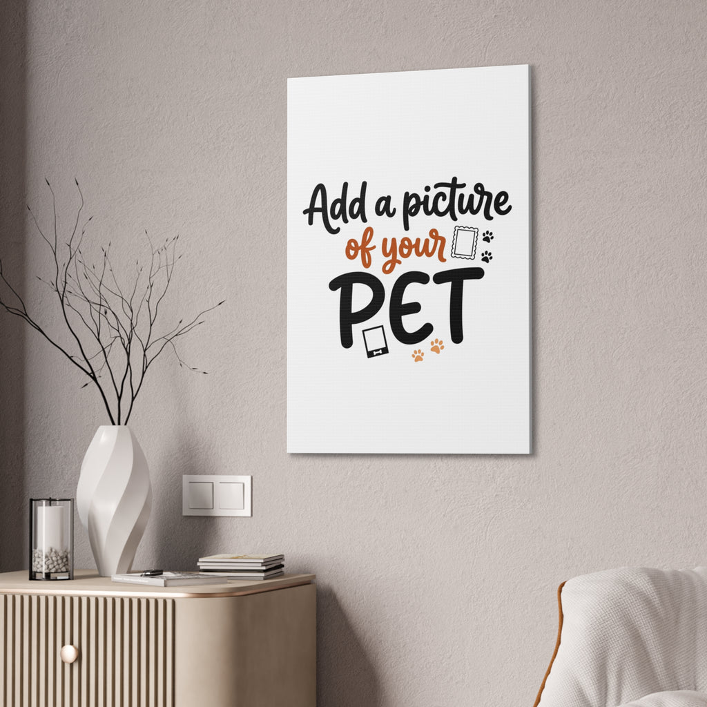 Custom Pet Canvas Wall Art | Personalized Stretched Canvas Print