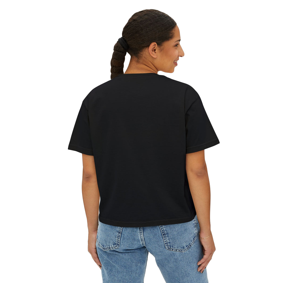 Full-Time Cat Mom Women's Boxy Tee | Comfort Colors Oversized T-Shirt
