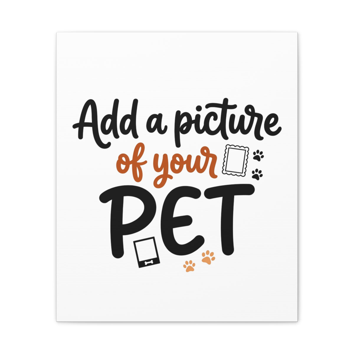 Custom Pet Canvas Wall Art | Personalized Stretched Canvas Print