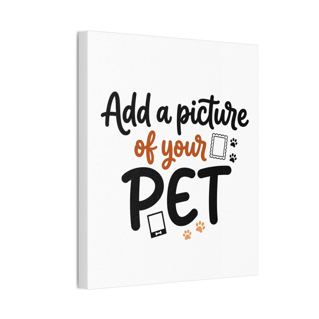 Custom Pet Canvas Wall Art | Personalized Stretched Canvas Print