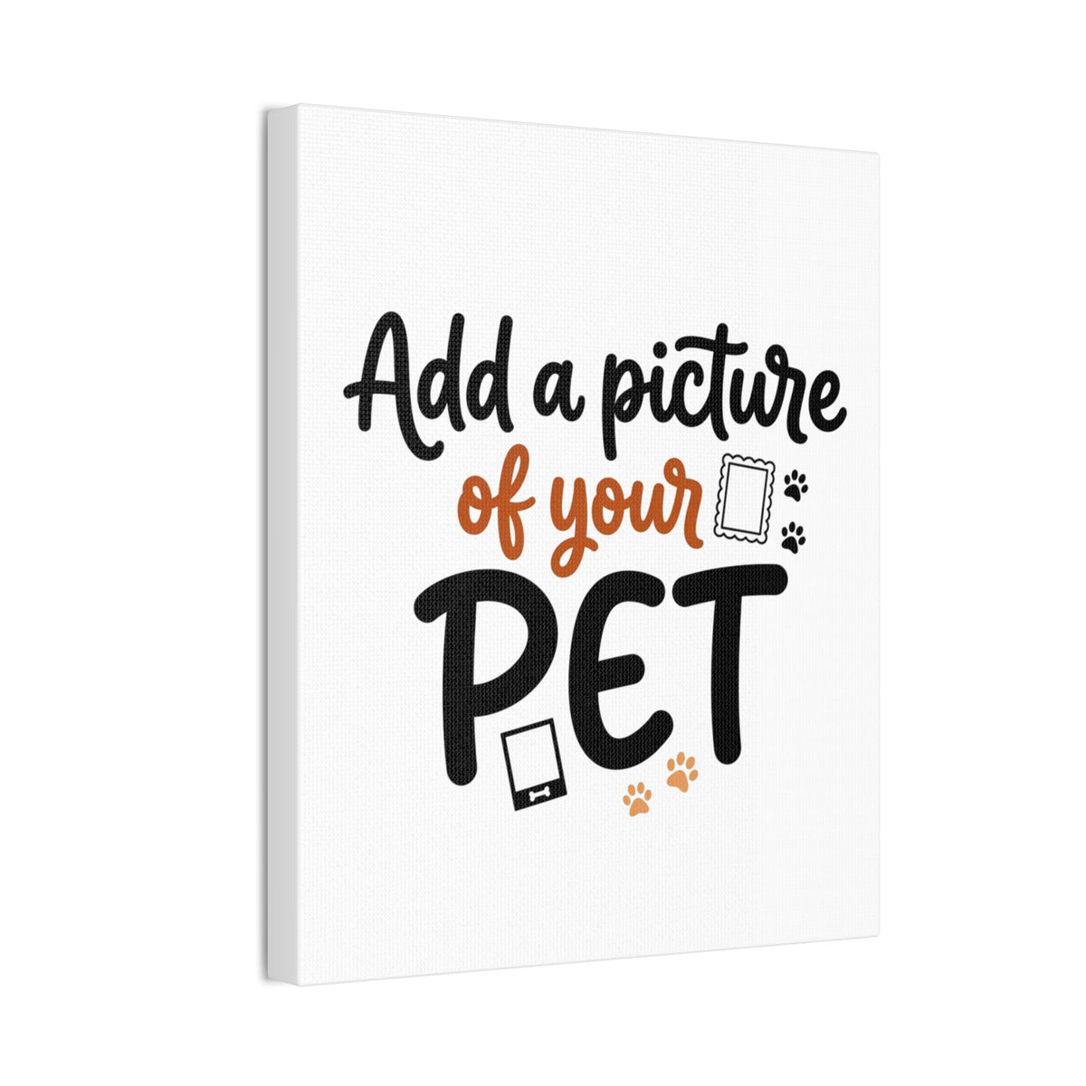 Custom Pet Canvas Wall Art | Personalized Stretched Canvas Print