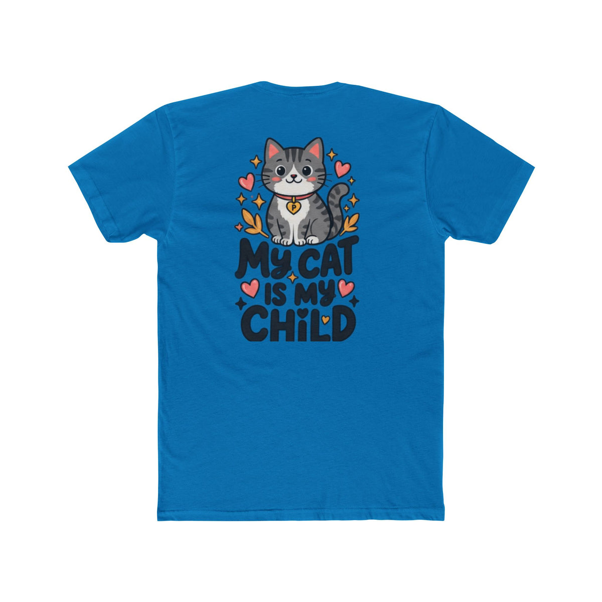My Cat Is My Child T-Shirt | Soft Fitted Cat Lover Tee