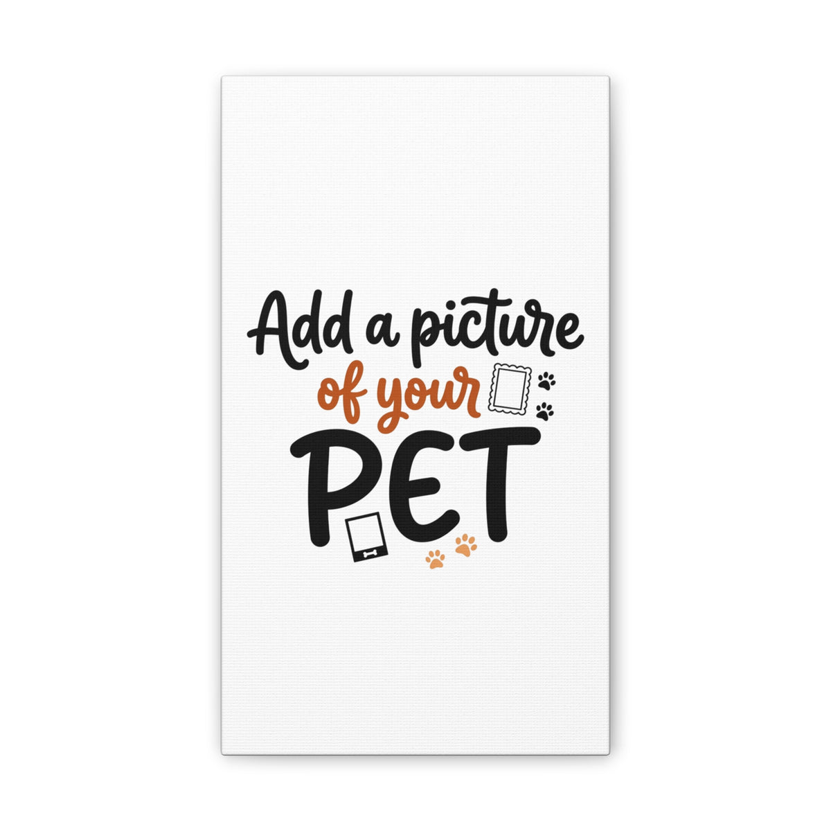 Custom Pet Canvas Wall Art | Personalized Stretched Canvas Print