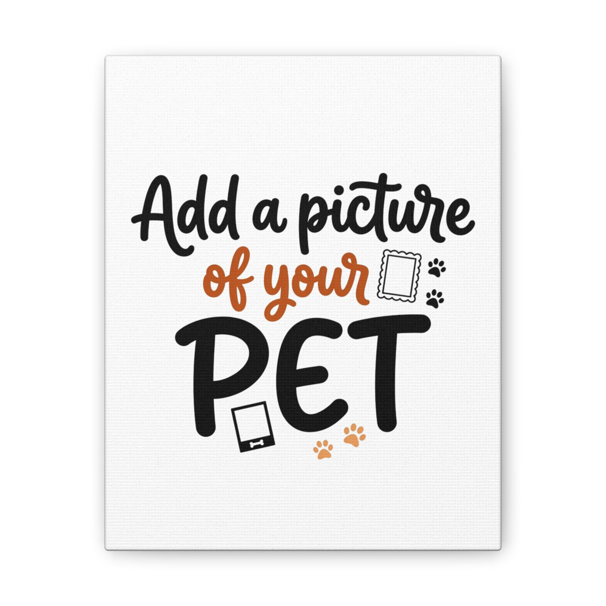 Custom Pet Canvas Wall Art | Personalized Stretched Canvas Print