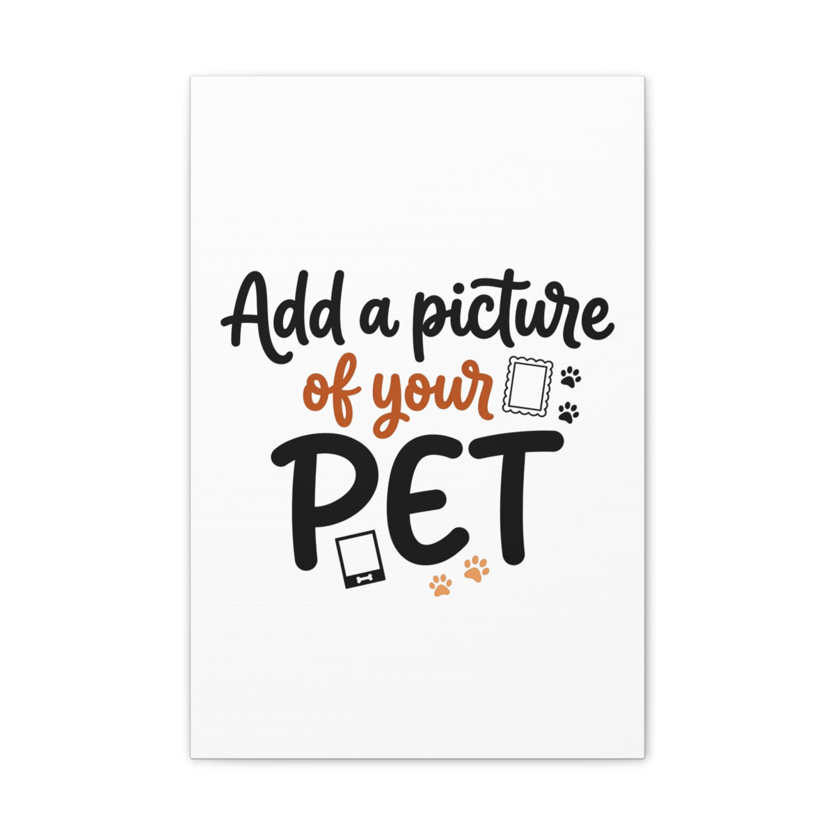 Custom Pet Canvas Wall Art | Personalized Stretched Canvas Print