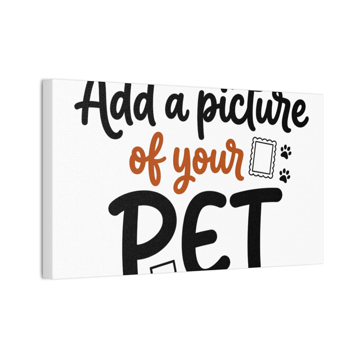 Custom Pet Canvas Wall Art | Personalized Stretched Canvas Print