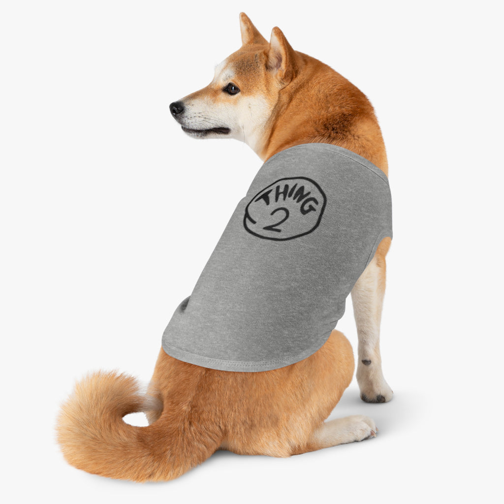 Thing 2 Pet Tank Top | Dog & Cat Shirt (Matching with Kids Tee found in children’s apparel)