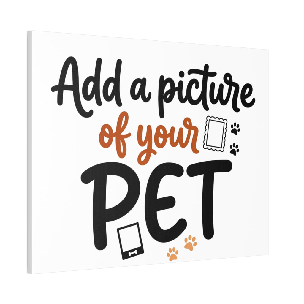 Custom Pet Canvas Wall Art | Personalized Stretched Canvas Print