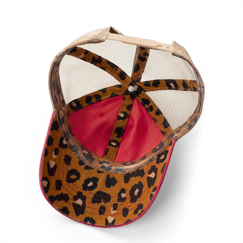 Cat Mom Women's Washed Mesh-Back Cap with Ponytail Opening