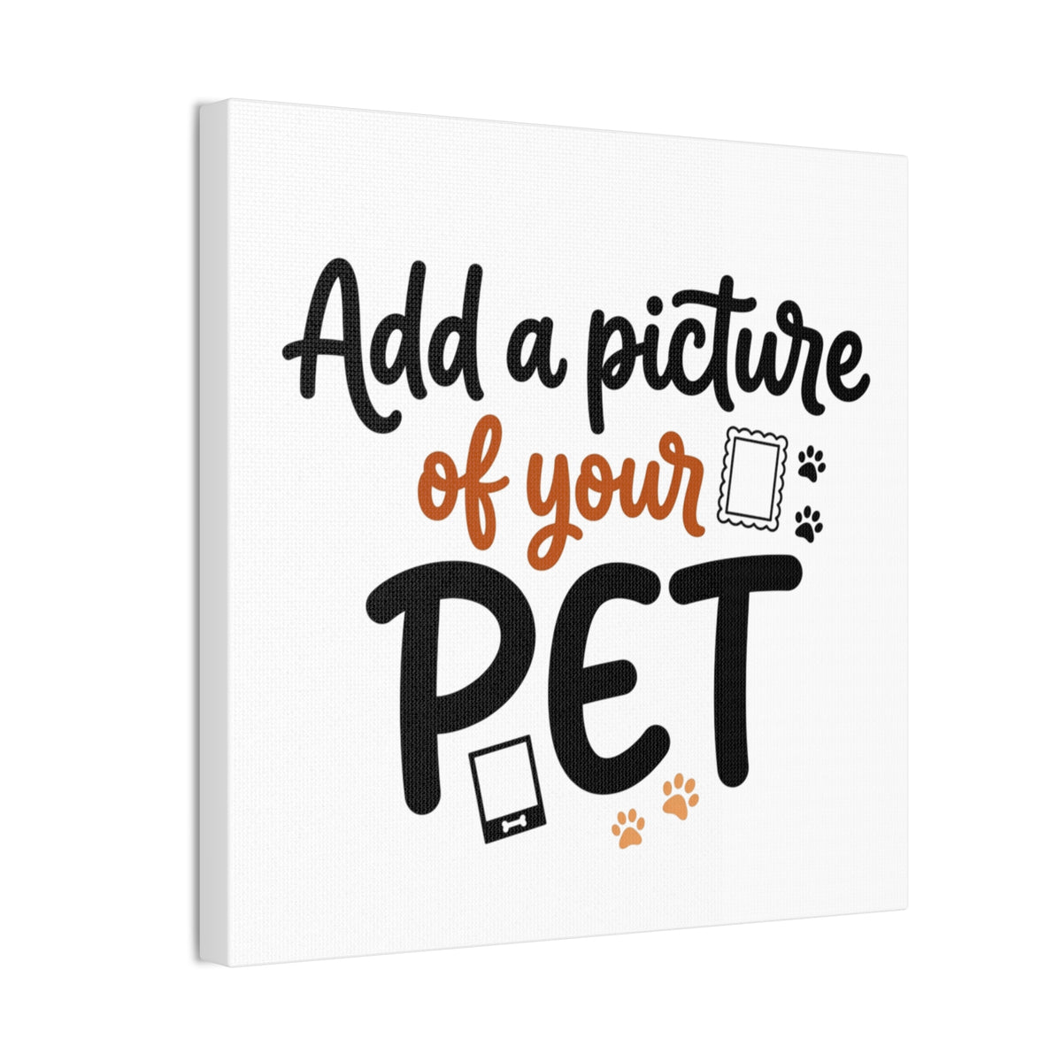 Custom Pet Canvas Wall Art | Personalized Stretched Canvas Print