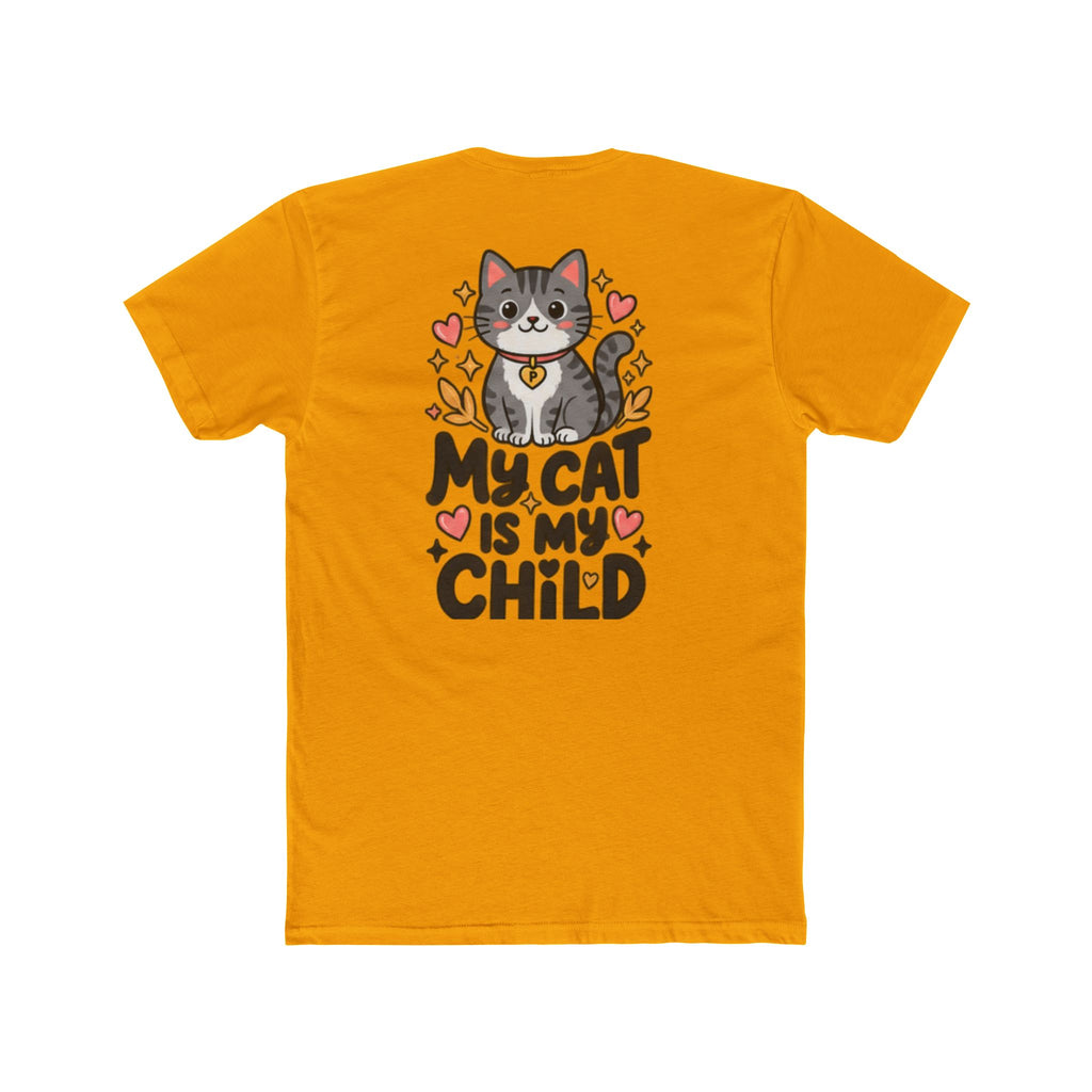 My Cat Is My Child T-Shirt | Soft Fitted Cat Lover Tee