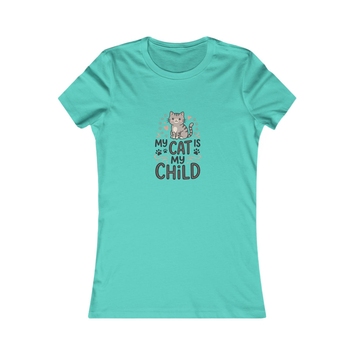 Women's Cat T-Shirt | Soft Feminine Fit Cat Lover Tee