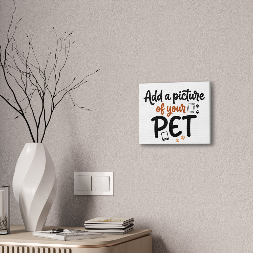 Custom Pet Canvas Wall Art | Personalized Stretched Canvas Print