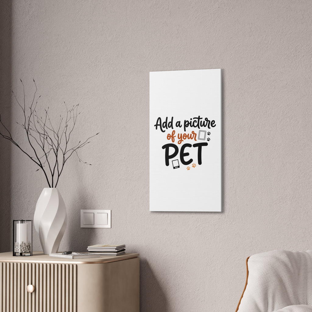Custom Pet Canvas Wall Art | Personalized Stretched Canvas Print