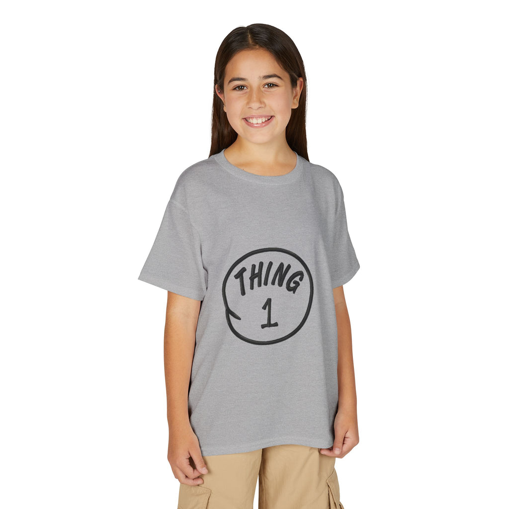 Thing One Youth T-Shirt | Kids & Pet Matching DryBlend Tee