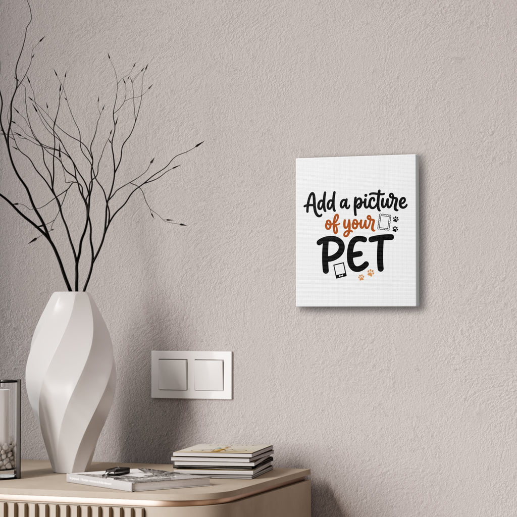 Custom Pet Canvas Wall Art | Personalized Stretched Canvas Print