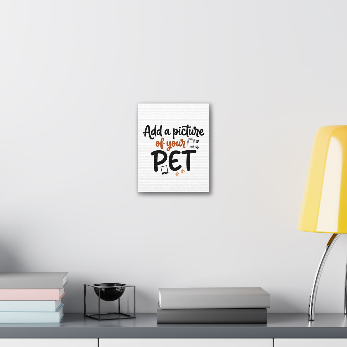 Custom Pet Canvas Wall Art | Personalized Stretched Canvas Print