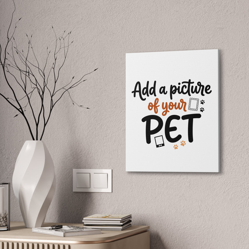 Custom Pet Canvas Wall Art | Personalized Stretched Canvas Print