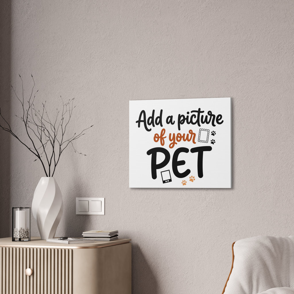 Custom Pet Canvas Wall Art | Personalized Stretched Canvas Print