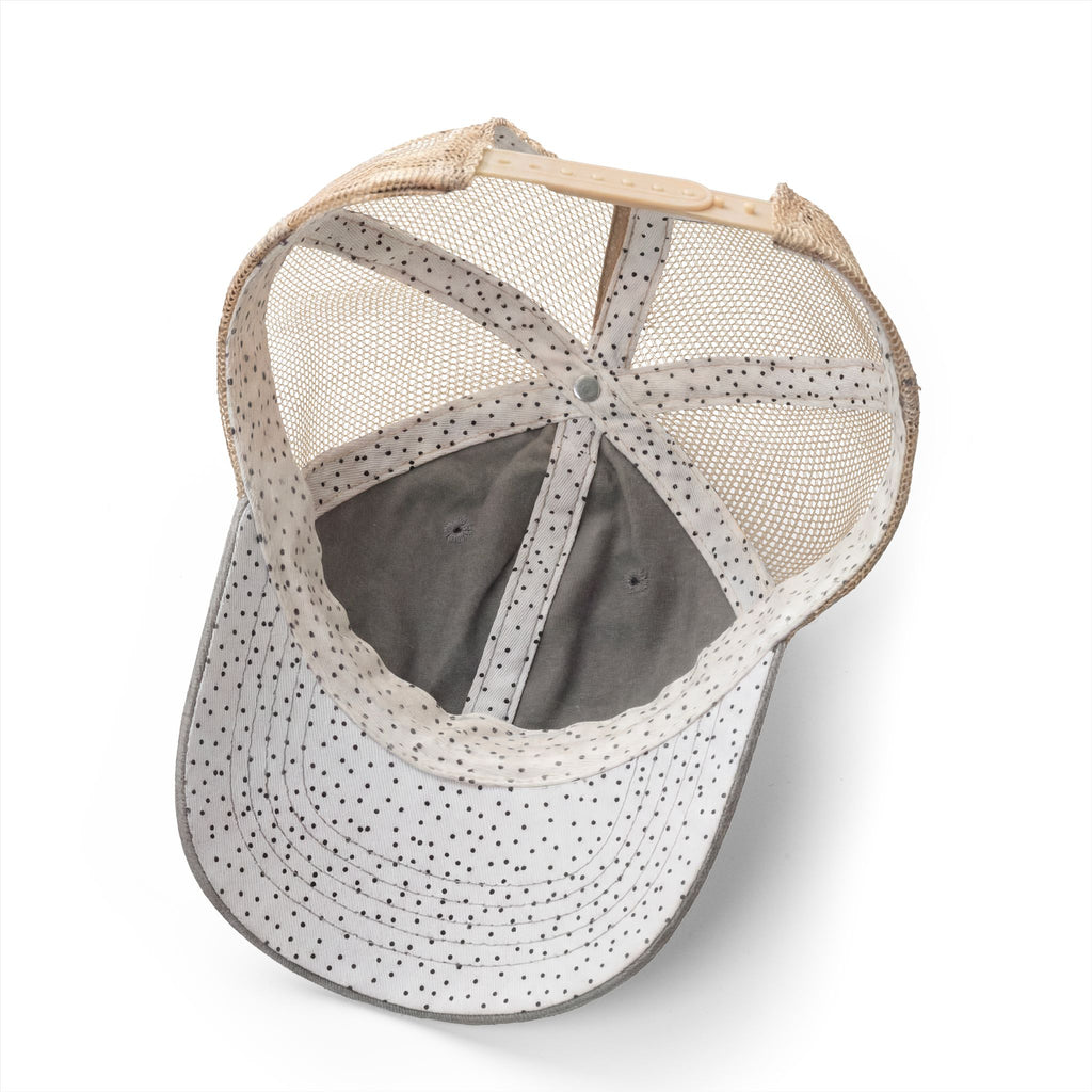 Cat Mom Women's Washed Mesh-Back Cap with Ponytail Opening