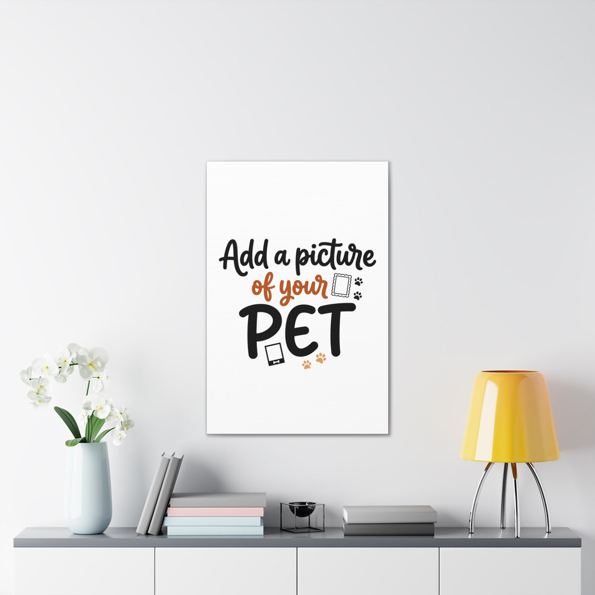 Custom Pet Canvas Wall Art | Personalized Stretched Canvas Print