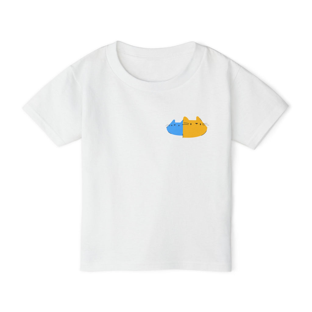 Cat Toddler T-Shirt | Soft Heavy Cotton Kids Tee | Gildan 5100P