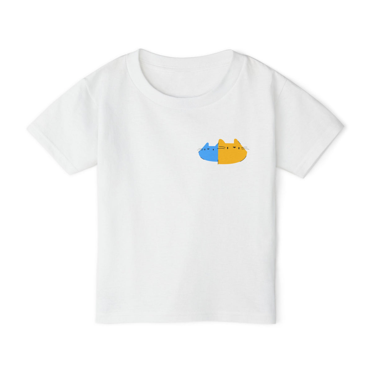 Cat Toddler T-Shirt | Soft Heavy Cotton Kids Tee | Gildan 5100P