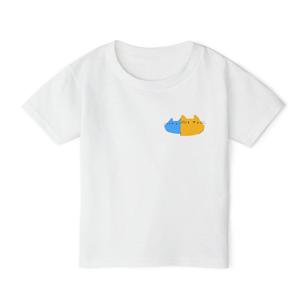 Cat Toddler T-Shirt | Soft Heavy Cotton Kids Tee | Gildan 5100P