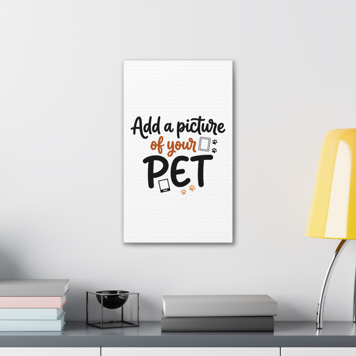 Custom Pet Canvas Wall Art | Personalized Stretched Canvas Print