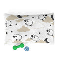 Counting Sheep Pet Bed | Cozy Fleece Cat & Dog Bed