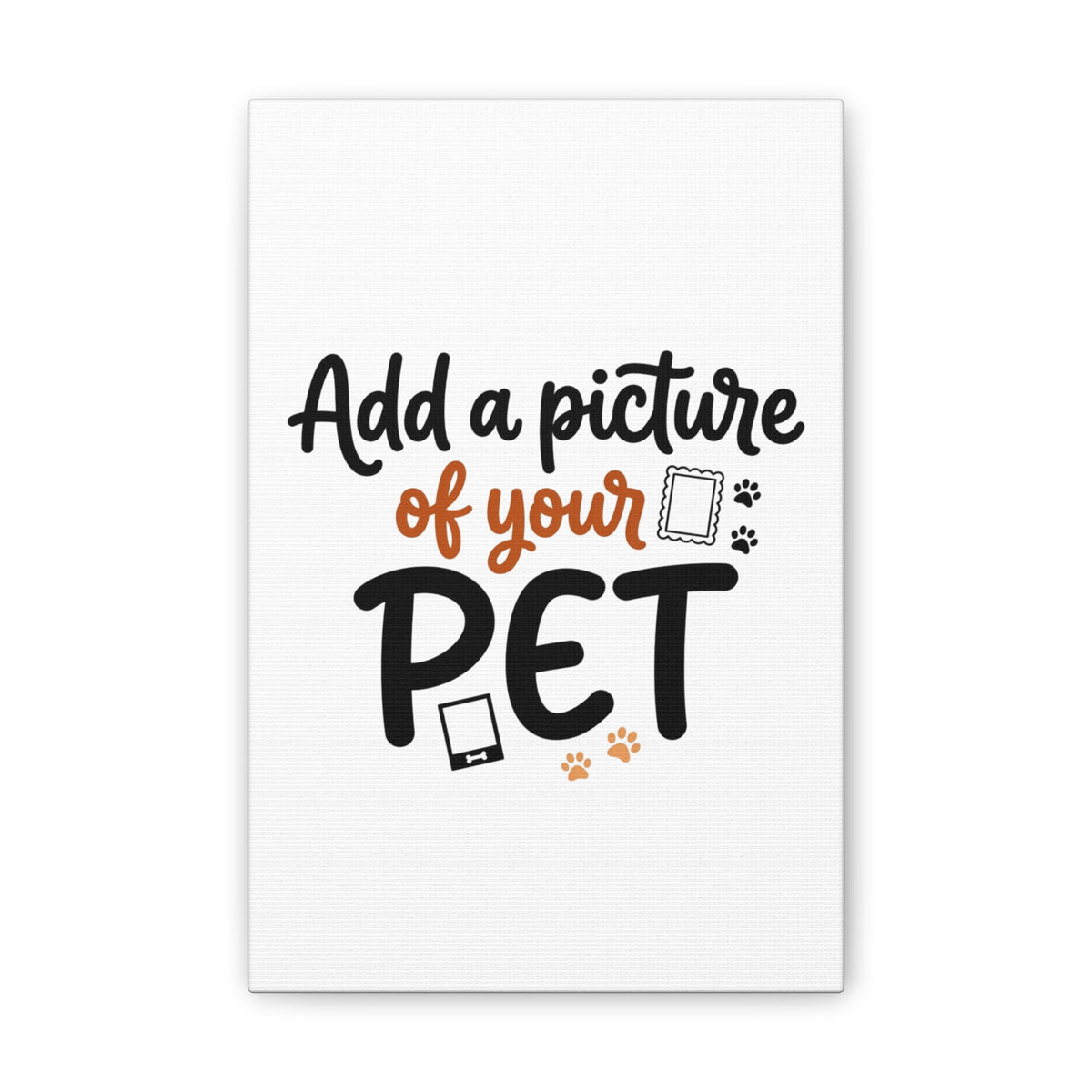 Custom Pet Canvas Wall Art | Personalized Stretched Canvas Print