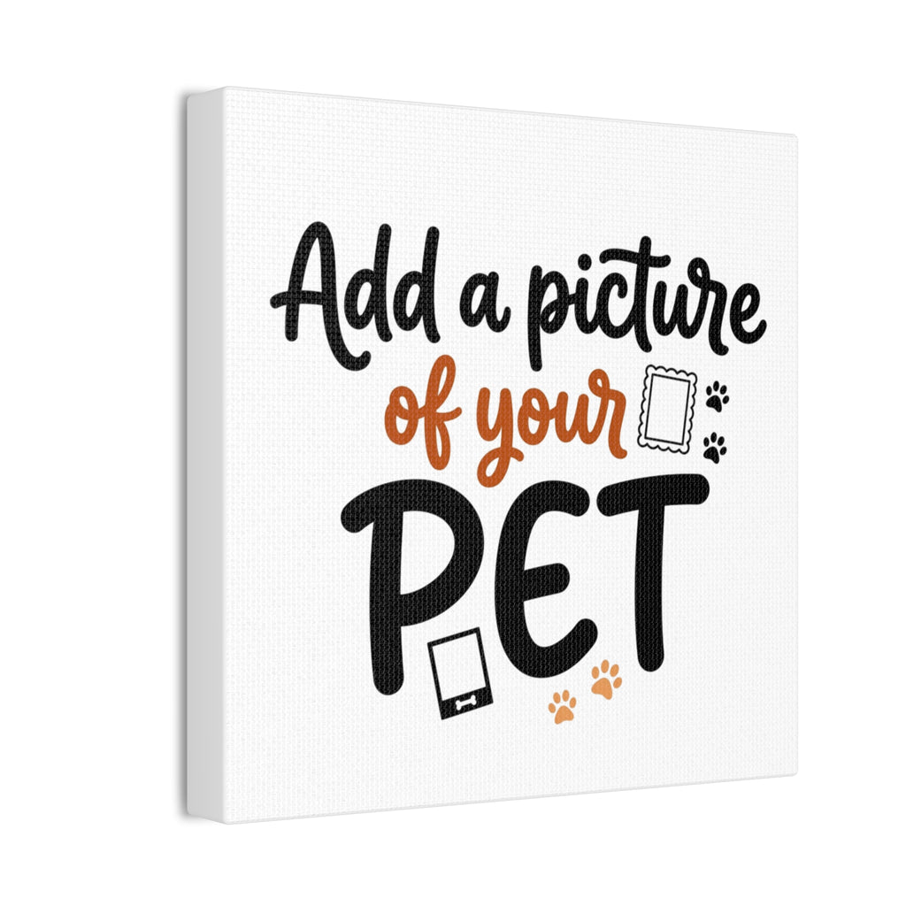 Custom Pet Canvas Wall Art | Personalized Stretched Canvas Print