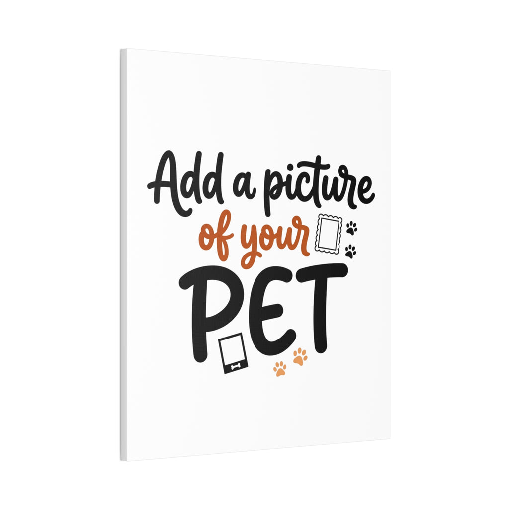 Custom Pet Canvas Wall Art | Personalized Stretched Canvas Print