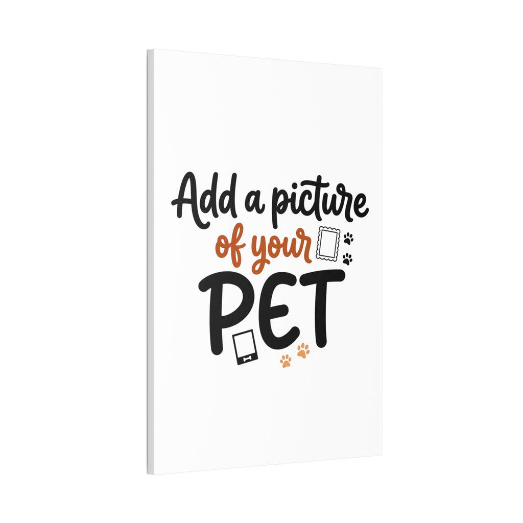Custom Pet Canvas Wall Art | Personalized Stretched Canvas Print