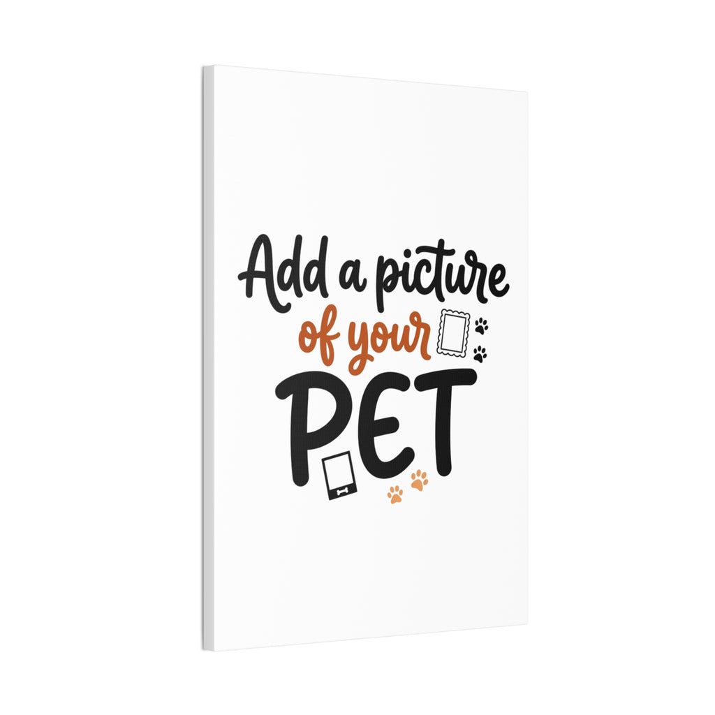 Custom Pet Canvas Wall Art | Personalized Stretched Canvas Print