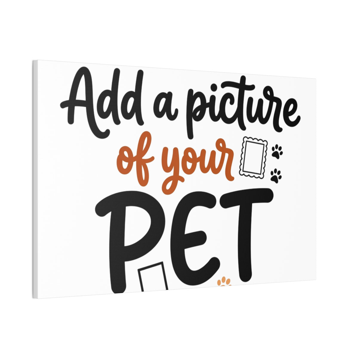 Custom Pet Canvas Wall Art | Personalized Stretched Canvas Print