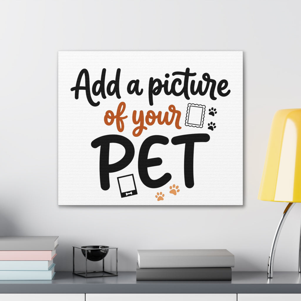 Custom Pet Canvas Wall Art | Personalized Stretched Canvas Print