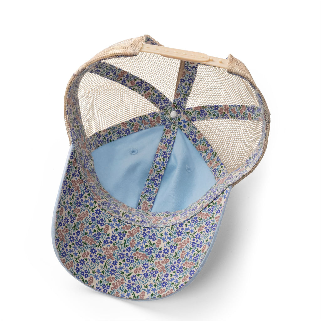 Cat Mom Women's Washed Mesh-Back Cap with Ponytail Opening