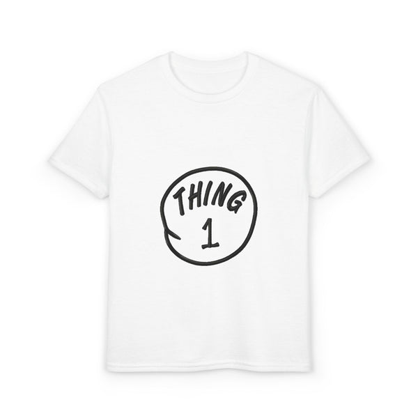 Thing One Youth T-Shirt | Kids & Pet Matching DryBlend Tee
