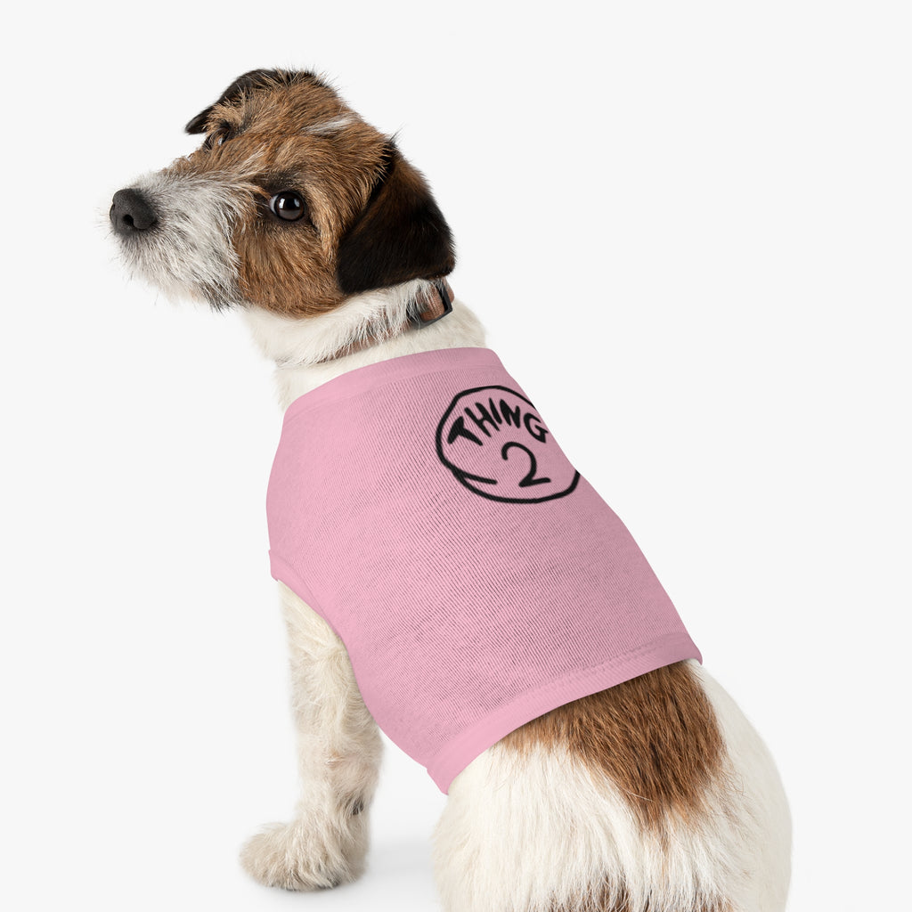 Thing 2 Pet Tank Top | Dog & Cat Shirt (Matching with Kids Tee found in children’s apparel)