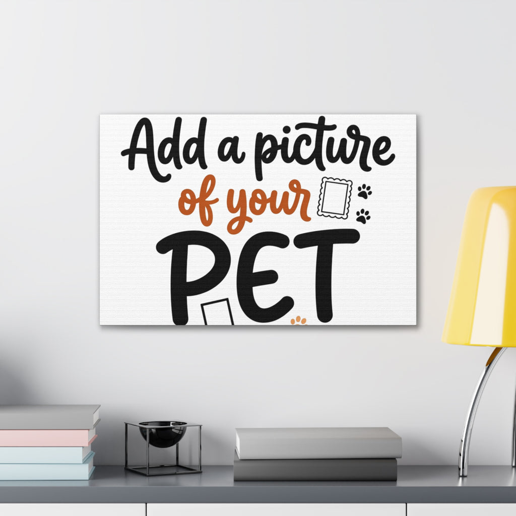 Custom Pet Canvas Wall Art | Personalized Stretched Canvas Print
