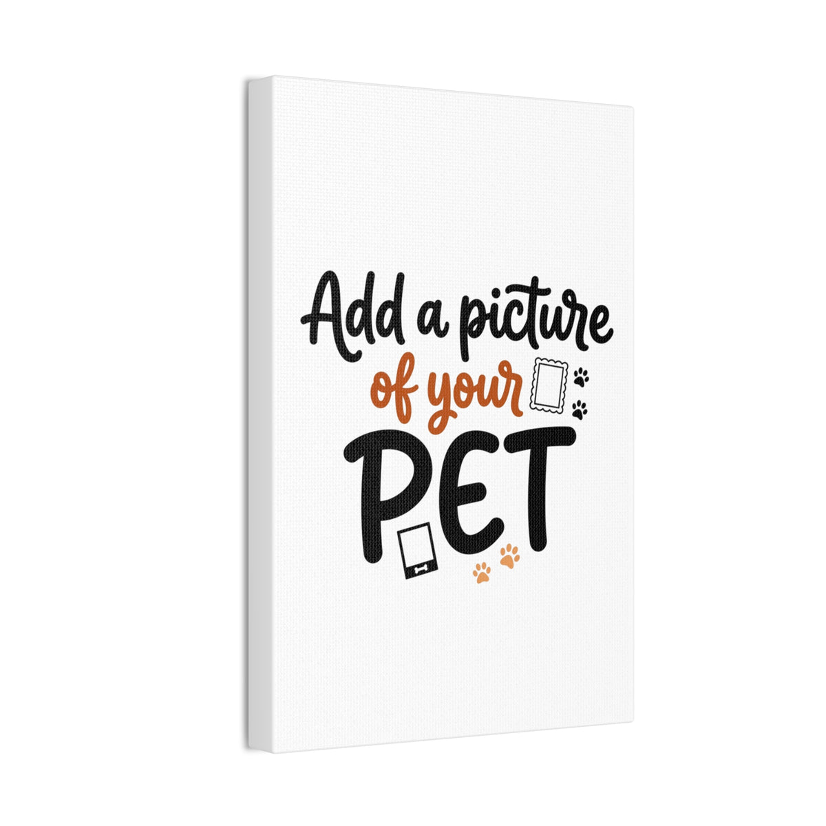 Custom Pet Canvas Wall Art | Personalized Stretched Canvas Print
