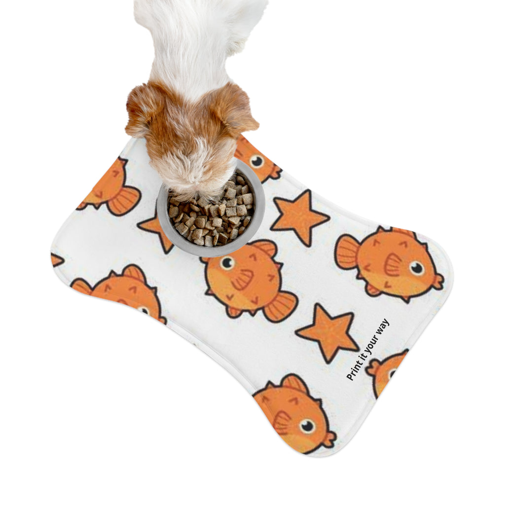 Customizable Pet Feeding Mat | Personalized Non-Slip Cat & Dog Placemat
