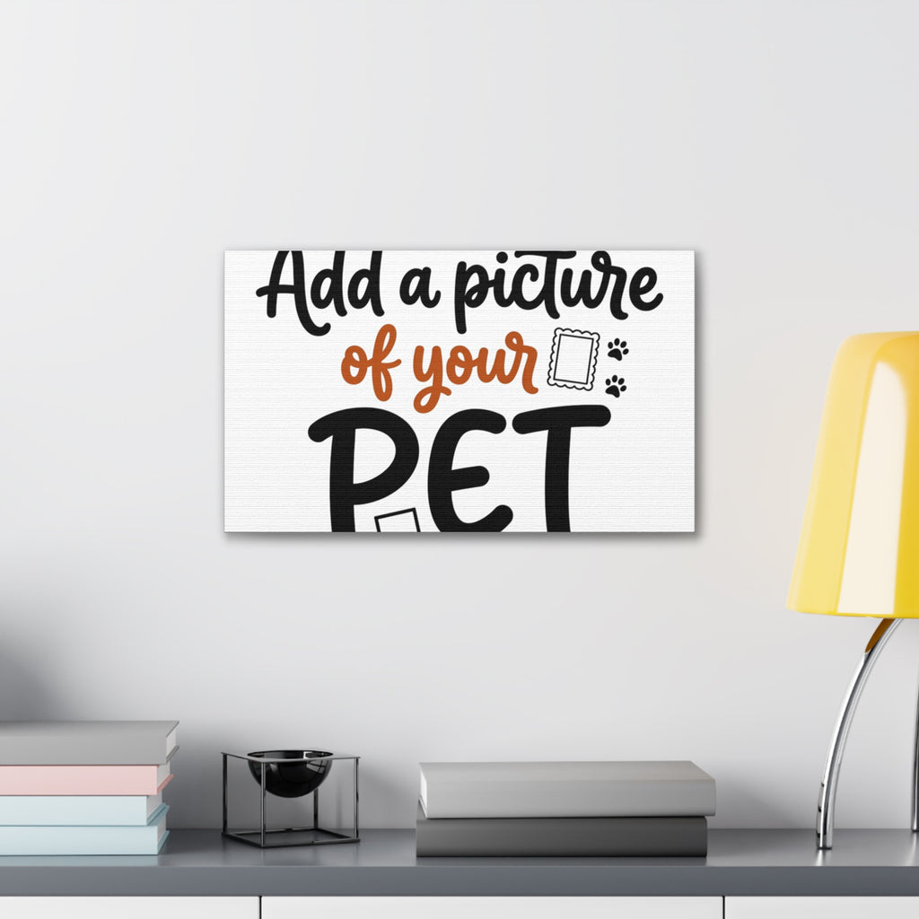 Custom Pet Canvas Wall Art | Personalized Stretched Canvas Print