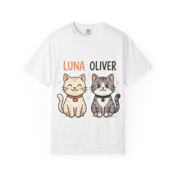 Custom Cat T-Shirt | Garment-Dyed Comfort Colors 1717 Tee