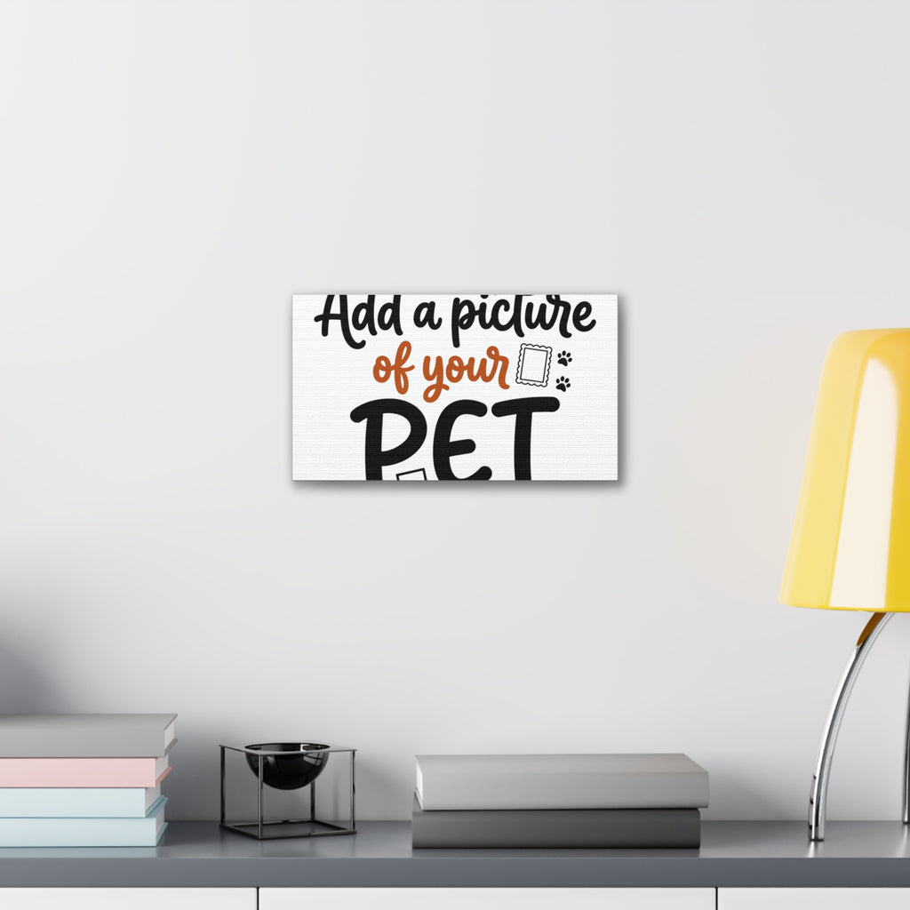 Custom Pet Canvas Wall Art | Personalized Stretched Canvas Print