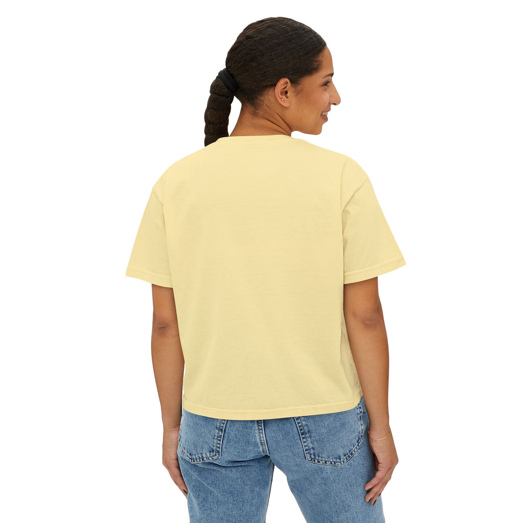 Full-Time Cat Mom Women's Boxy Tee | Comfort Colors Oversized T-Shirt